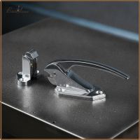 Baoblaze Chrome-Finished Latch Lock with Strike Block Compact Keyed Entry Door Latch High-Temperature Adjustable Deadlatch Metal for Cabinets Ovens Freezer Doors