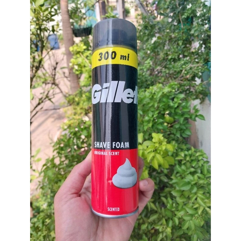 Bọt cạo râu Gillette USA 300g Hadamart