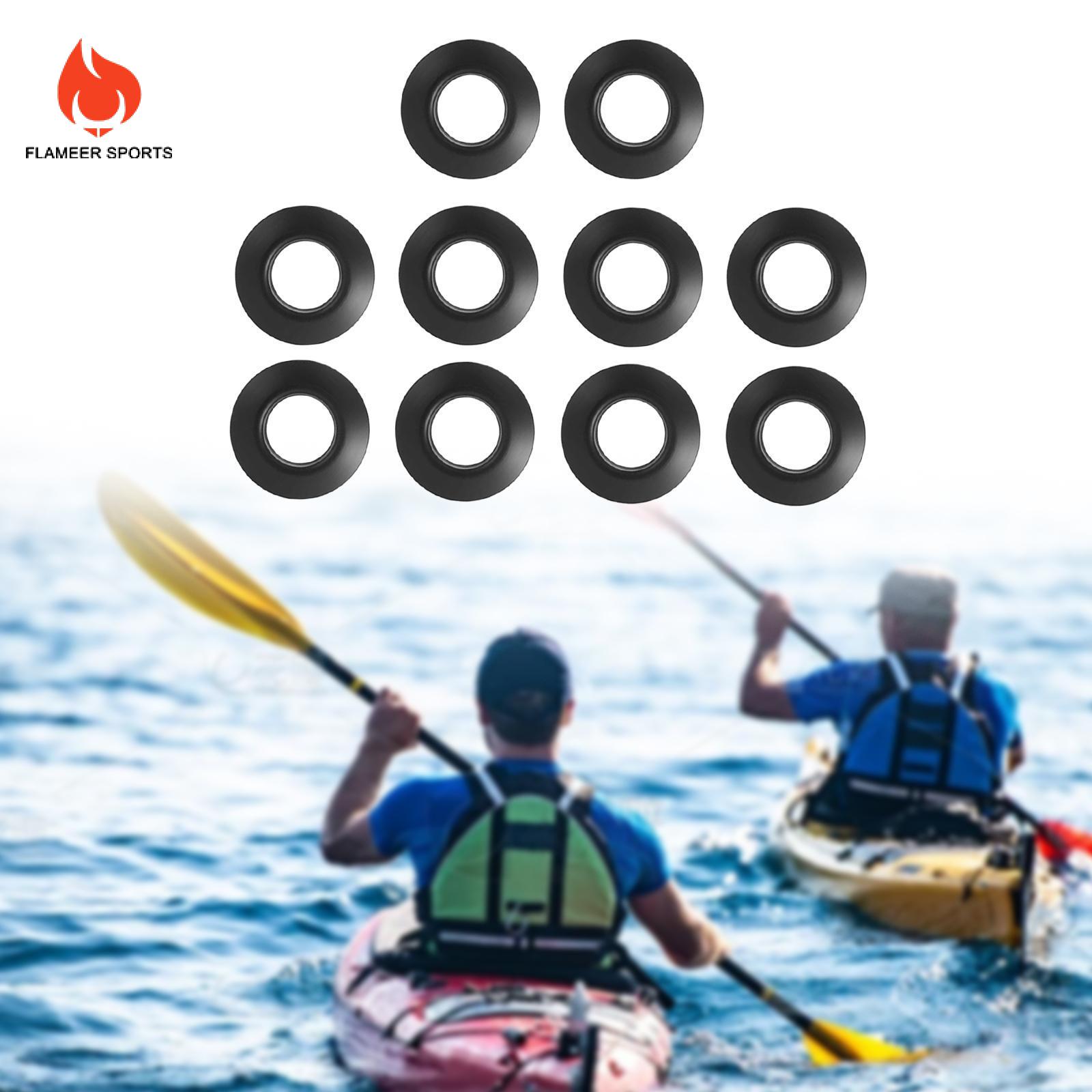 Flameer 10 mái chèo nhẫn cho chèo thuyền Kayak, bảo vệ phổ quát và cài đặt nhanh