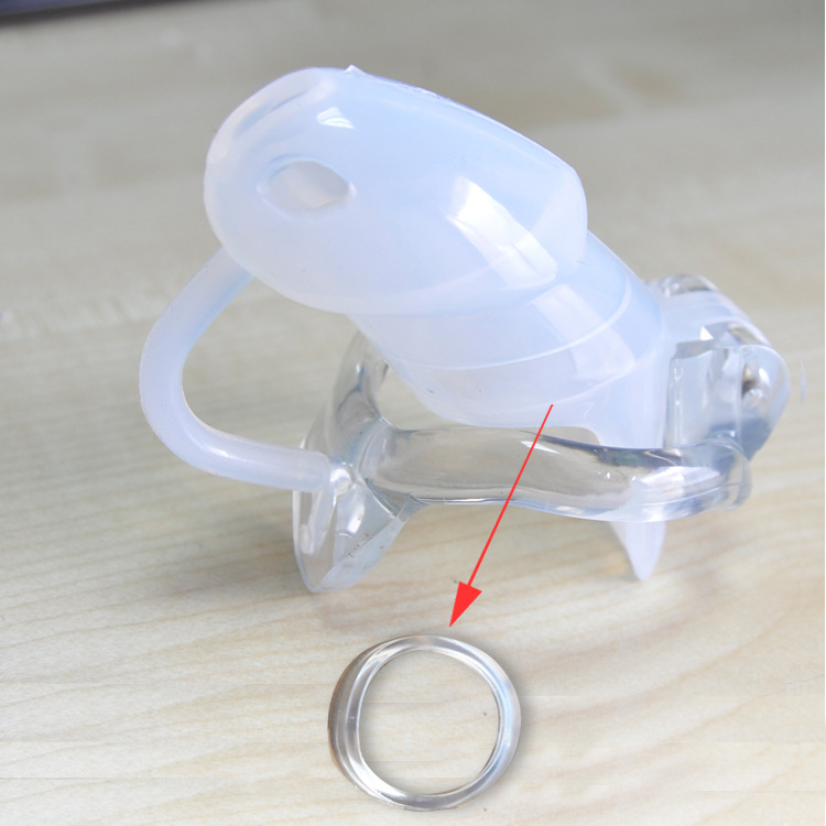 New Ht Third Generation Long Silicone Resin Chastity Cage Cb6000s For Men 【hot】