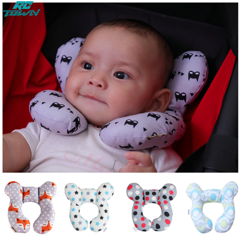 U-shape Baby Head Shaping Pillow Toddler Infant Car Seat Protection Headrest Cushion ราคา 103 บาท*ส่งฟรี