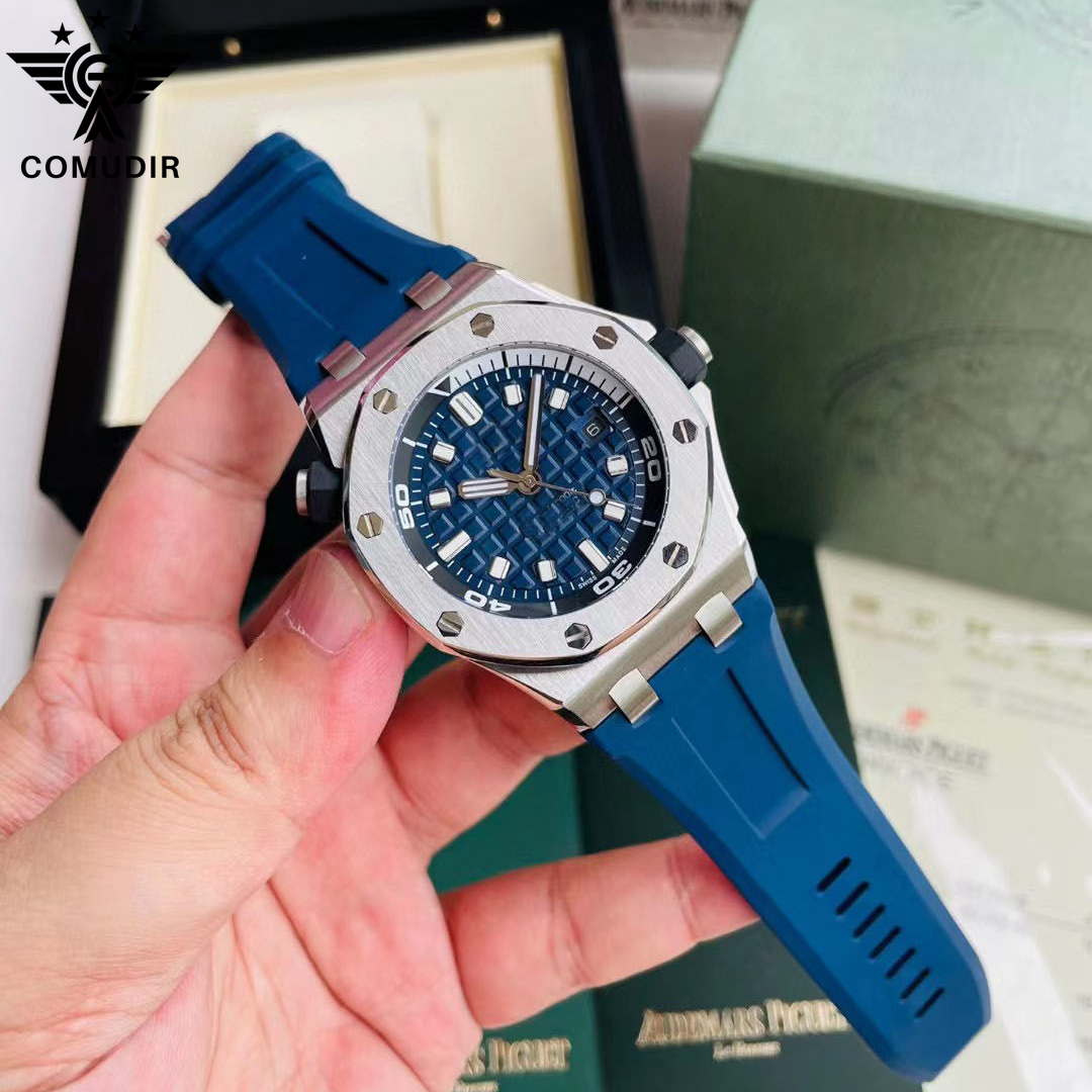 Comudir Royal Oak Đồng hồ nam mới thời trang cao cấp kinh doanh Đồng hồ chính hãng mát mẻ
