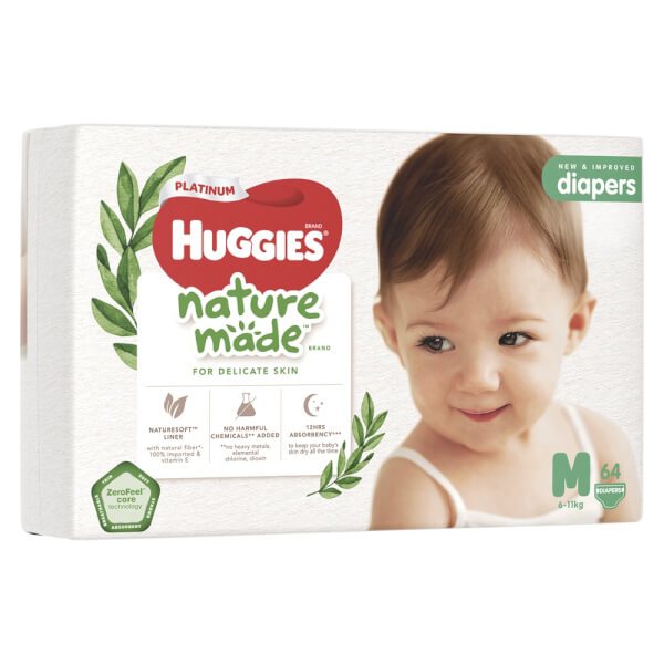 Tã Huggies Natural Made Siêu Cao Cấp Size M Dán, M Quần, L Quần, Xl Quần.