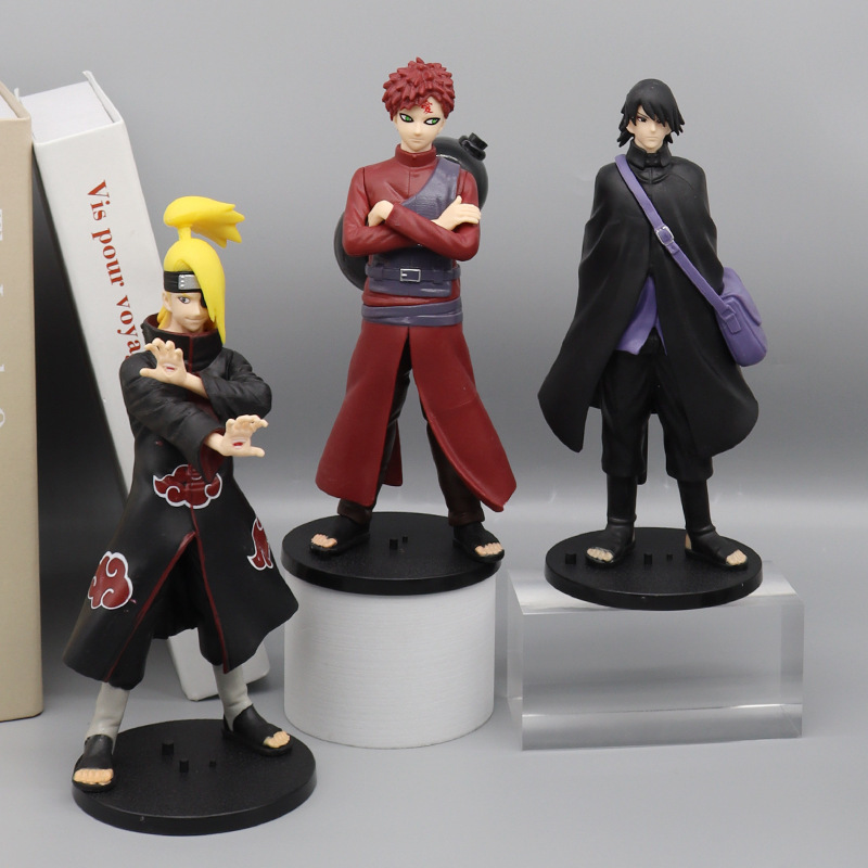 XIN5 Nhân Vật Naruto Dành Cho Người Lớn 6 Bộ Đồ Trang Trí Mô Hình Anime Uchiha Đốm Naruto Kakashi KL20