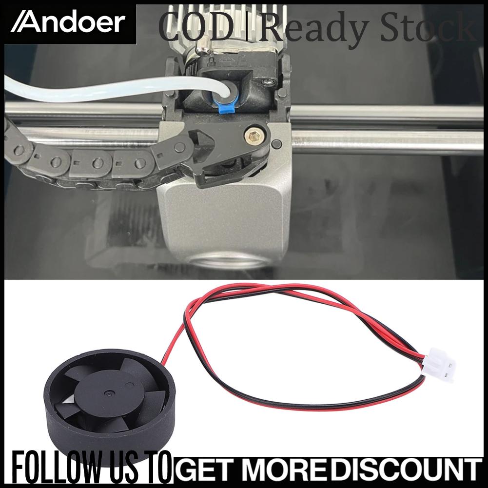 Andoer Quạt làm mát xả DC Quạt tản nhiệt nhanh Máy in Động cơ cho K1 Tối đa cho 36 Động cơ bước Giá 98,000 Đồng*Miễn phí vận chuyển