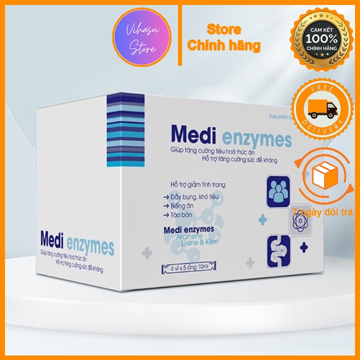 Thực phẩm hỗ trợ tăng cân Medi Enzymes, nguyên liệu nhập khẩu từ Hoa Kỳ [Vihasu Store]
