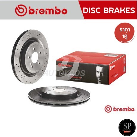 BREMBO จานเบรคหลัง BENZ 45AMG A Class W176, CLA C117, GLA X156 (เจาะรู) (HC) '13-19 / D09 B788 11 / 330mm / ราคา 1คู่ ราคา 8,700 บาท*ส่งฟรี