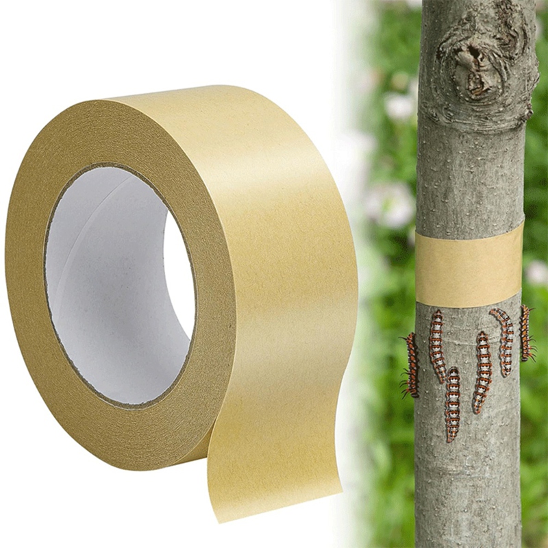 [Lapurer]Cicada Tree Wrap Protection Tape, Tree Insect Barrier Tape, Adhesive Crawling Insect Tree Tape