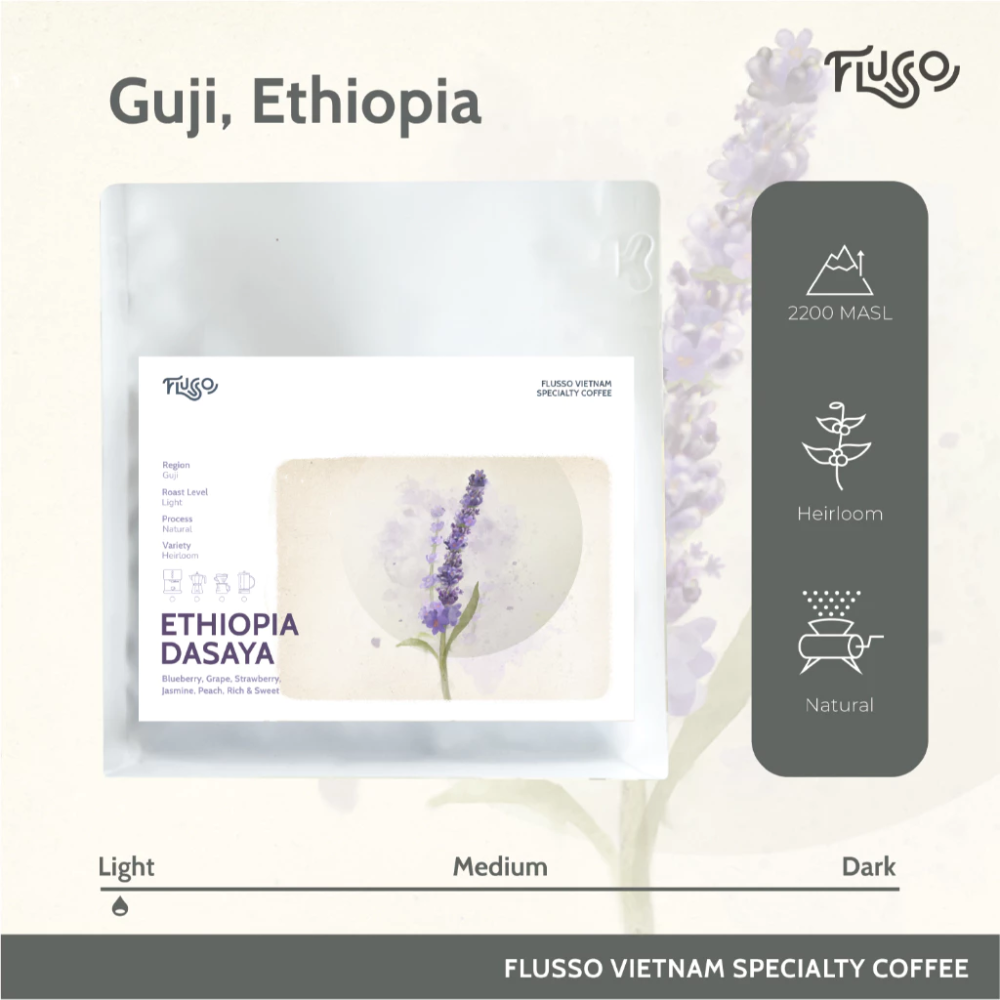 Cà Phê Specialty Ethiopia Guji Dasaya Natural