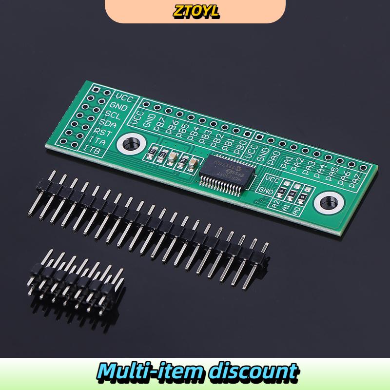 ZTOYL MCP23017-E SS I2C แผงวงจรขยาย IIC 16bit โมดูลขยายแบบ I o แผงวงจรสำหรับการขยายตัวของอินพุต เอาต์พุตสำหรับบอร์ดขยายสัญญาณสำหรับ Arduino ราคา 81 บาท*ส่งฟรี