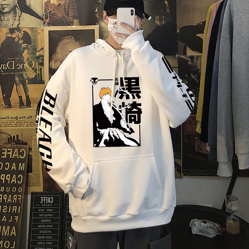 Anime Bleach Hoodie Hip Hop Pullovers Urahara Kisuke Moletom Outono Homem  Roupas | idusem.idu.edu.tr
