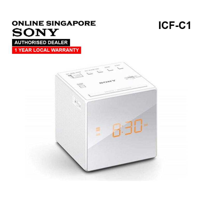 Online Singapore - Sony ICF-C1 Clock Radio (Single Alarm) Singapore
