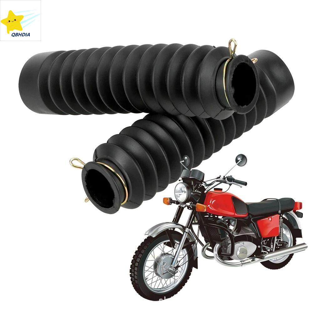 QBHDIA 2 cái Phổ thông Xe mô tô địa hình Bảo vệ Chống Sốc Tấm che bụi Xe đạp địa hình Bộ Giảm Xóc Phuộc trước Bọc phuộc trước Bảo vệ phuộc trước Bảo vệ xe máy