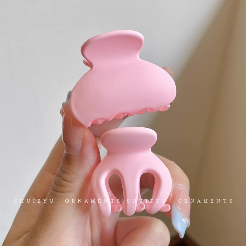 2 pcs mới Kẹp tóc càng cua đặt Frosted kẹp tóc thời trang tóc Claw