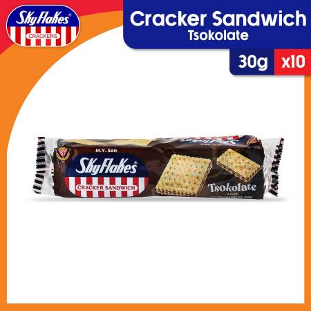 Skyflakes Cracker Sandwhich Tsokolate 30gx10