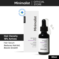 Minimalist 18% Hair Density Serum | Procapil Capixyl Redensyl & Anagain for Hair Growth & Hair Fall Control | For Men & Women | 30 ml