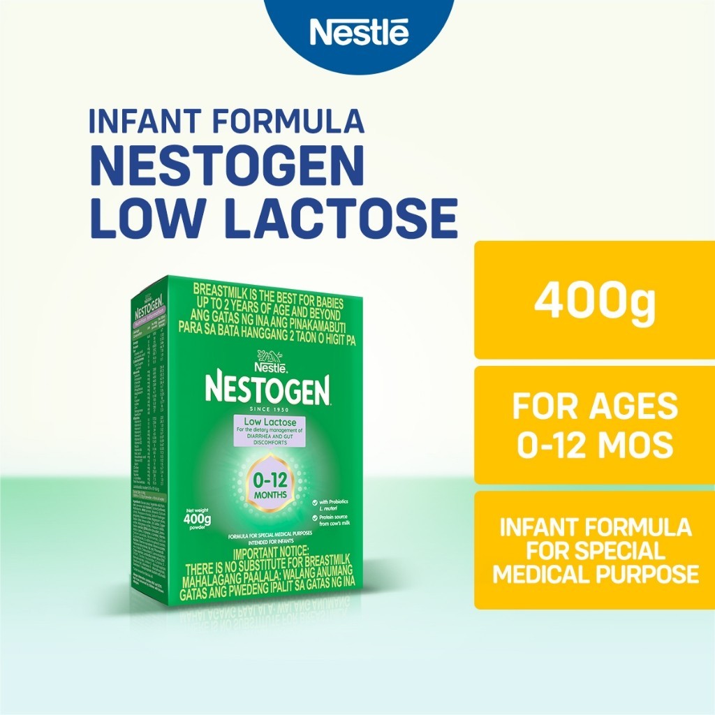 Nestogen Low Lactose Infant Formula for 0 to 12 Months 400g