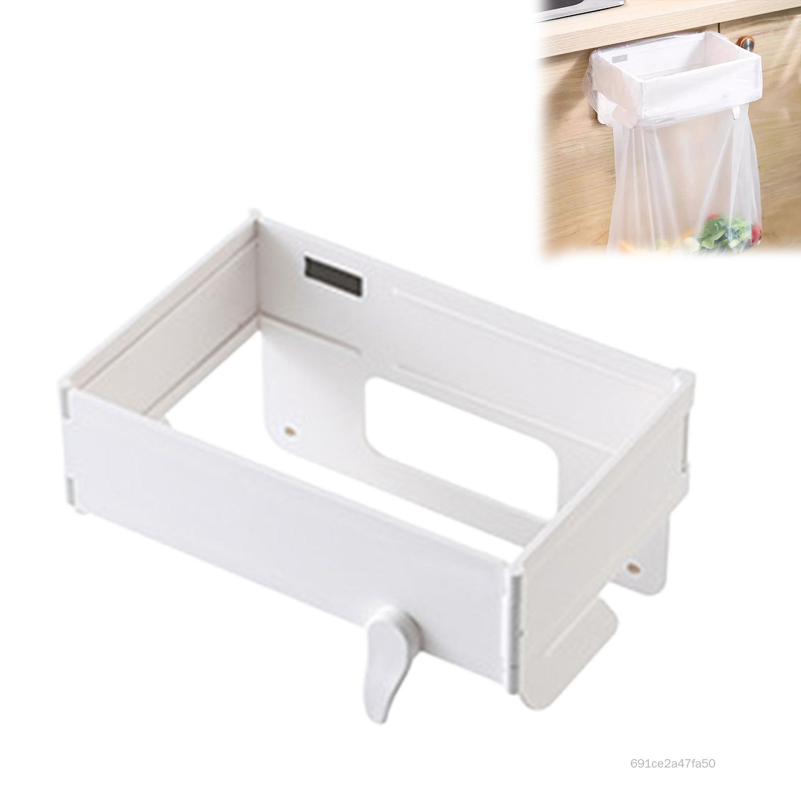 Giá Đựng Thùng Rác Treo Tường Có Thể Gập Lại Không Cần Khoan Giá Giỏ Rác Cho Nhà Bếp Phòng Tắm FD-VN