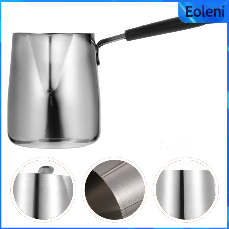 Eoleni Nồi nấu chảy sô cô bằng thép không gỉ di động Nhà bếp Nồi hơi nấu sữa