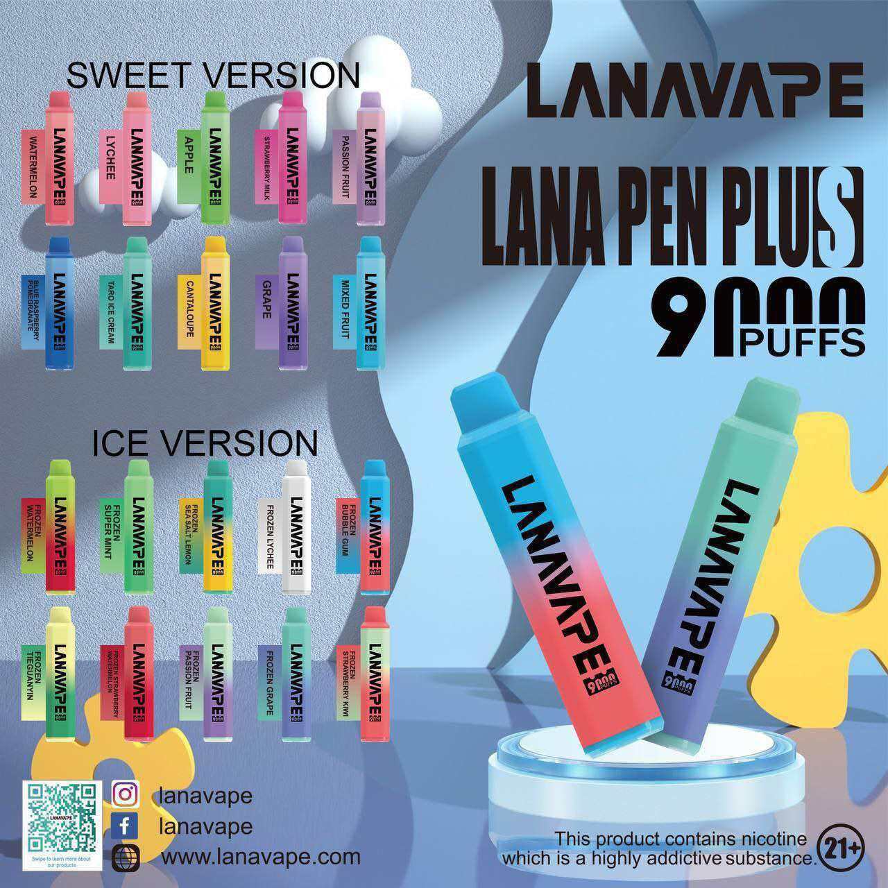 Buy Lana Pen 9000 Puffs Online at a Better Price