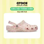 Giày Clog Unisex Crocs Classic Confetti - Pink Milk - 212462-7AJ