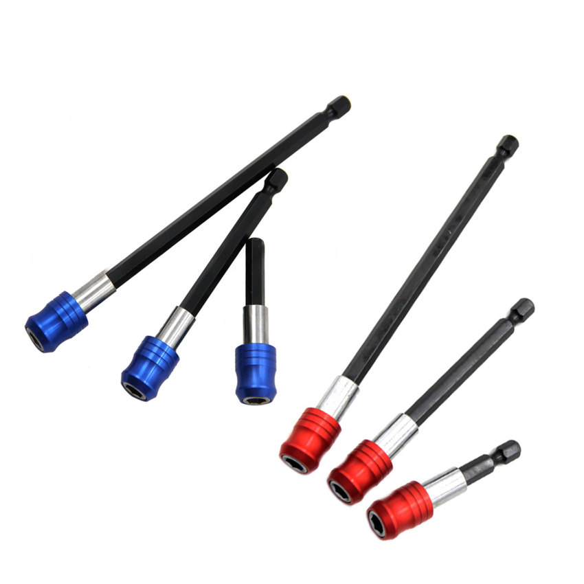 Thanh nới rộng chuôi lục giác 1/4 inch 60mm 100mm 150mm tua vít nhả nhanh đầu giữ mũi khoan thanh nới rộng magn-etic để khoan
