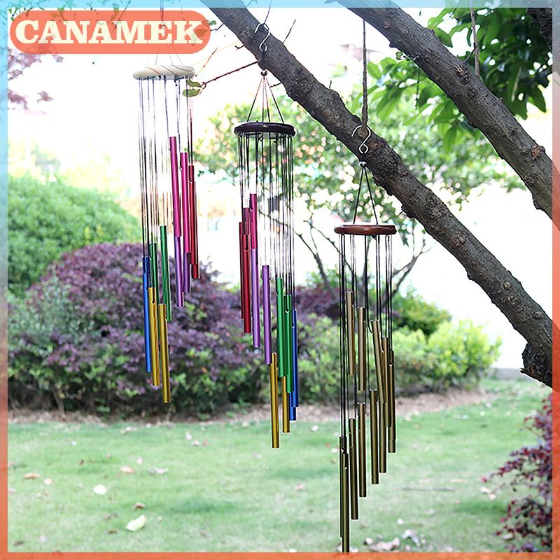 CANAMEK กระดิ่งลมท่ออลูมิเนียม12หลอดระฆังกระดิ่งลมระเบียงกลางแจ้งสวนบ้านตกแต่ง ราคา 73 บาท*ส่งฟรี