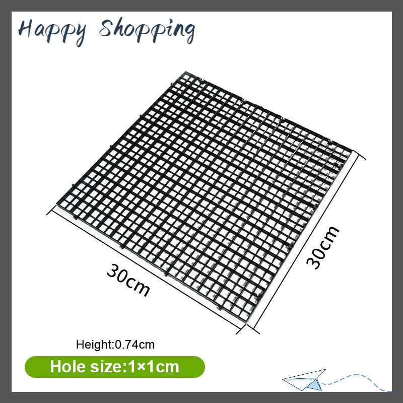 [THS Store] COD Có thể tháo rời spliceable Fish Tank cô lập tấm trên bìa Net dưới bộ lọc khung lưới dưới tấm lọc chia tấm - 4
