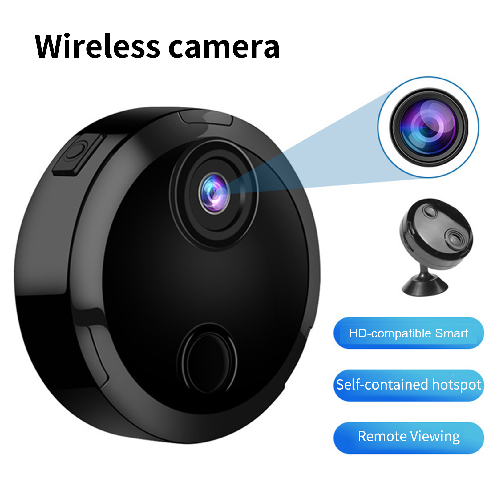 Newmana HDQ15 máy ảnh mini HD Tương Thích cảm biến chuyển động nhìn đêm Hồng Ngoại 1080P Không Dây Thông Minh Camera giám sát Cho Phòng Khách Nhỏ Gọn Web Video