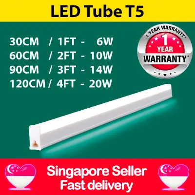 T5 LED Tube Ceiling Light Single Tone 1FT 2FT 3FT 4FT