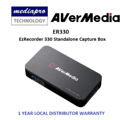 AVERMEDIA ER330 EzRecorder 330 Standalone Capture Box Record and Stream without PC - 1 Year Local Distributor Warranty