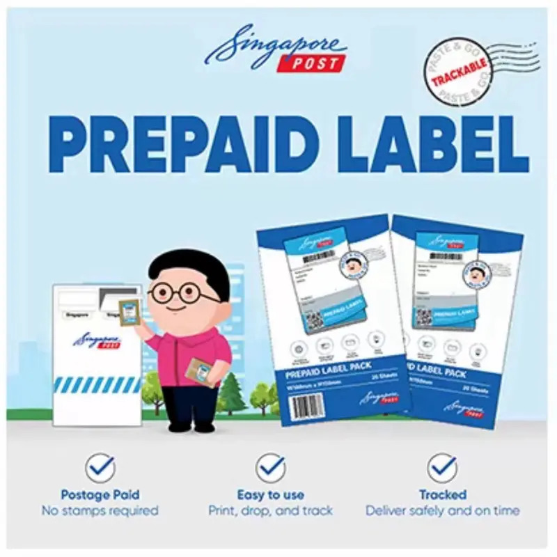 *CHEAPEST* SingPost Smartpac / Singpost prepaid labels (TRACKABLE)