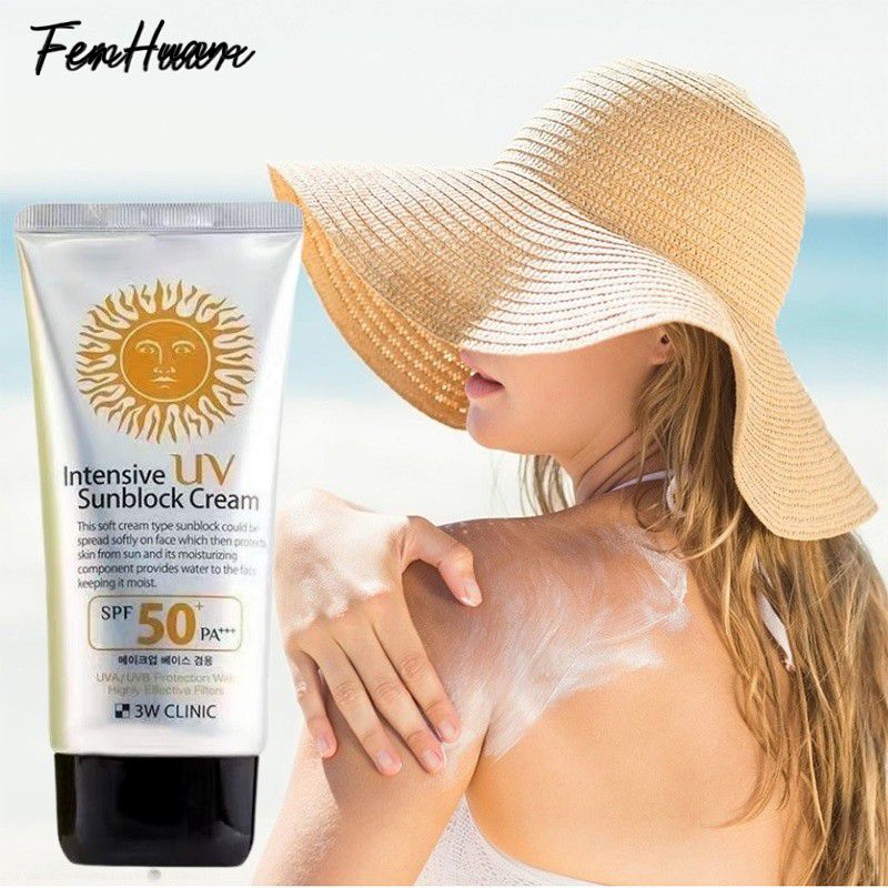 FenHuan DOD3W เวอร์ชั่นเกาหลีของครีมกันแดด UV Isolation รีเฟรชความชุ่มชื่นที่ไม่ทำให้เกิดความมัน กันน้ำ กันเหงื่อ และคอนซีลเลอร์ฉนวนกันความชุ่มชื้น