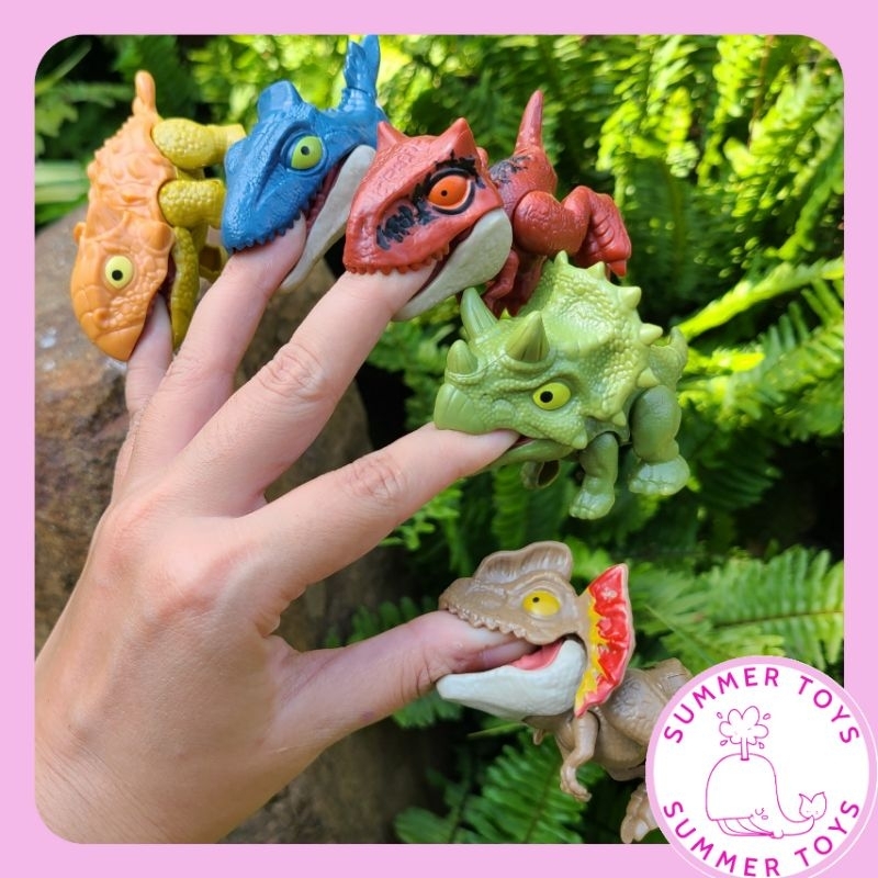 Đồ chơi trẻ em mô hình khủng long cắn ngón tay Summer Toys
