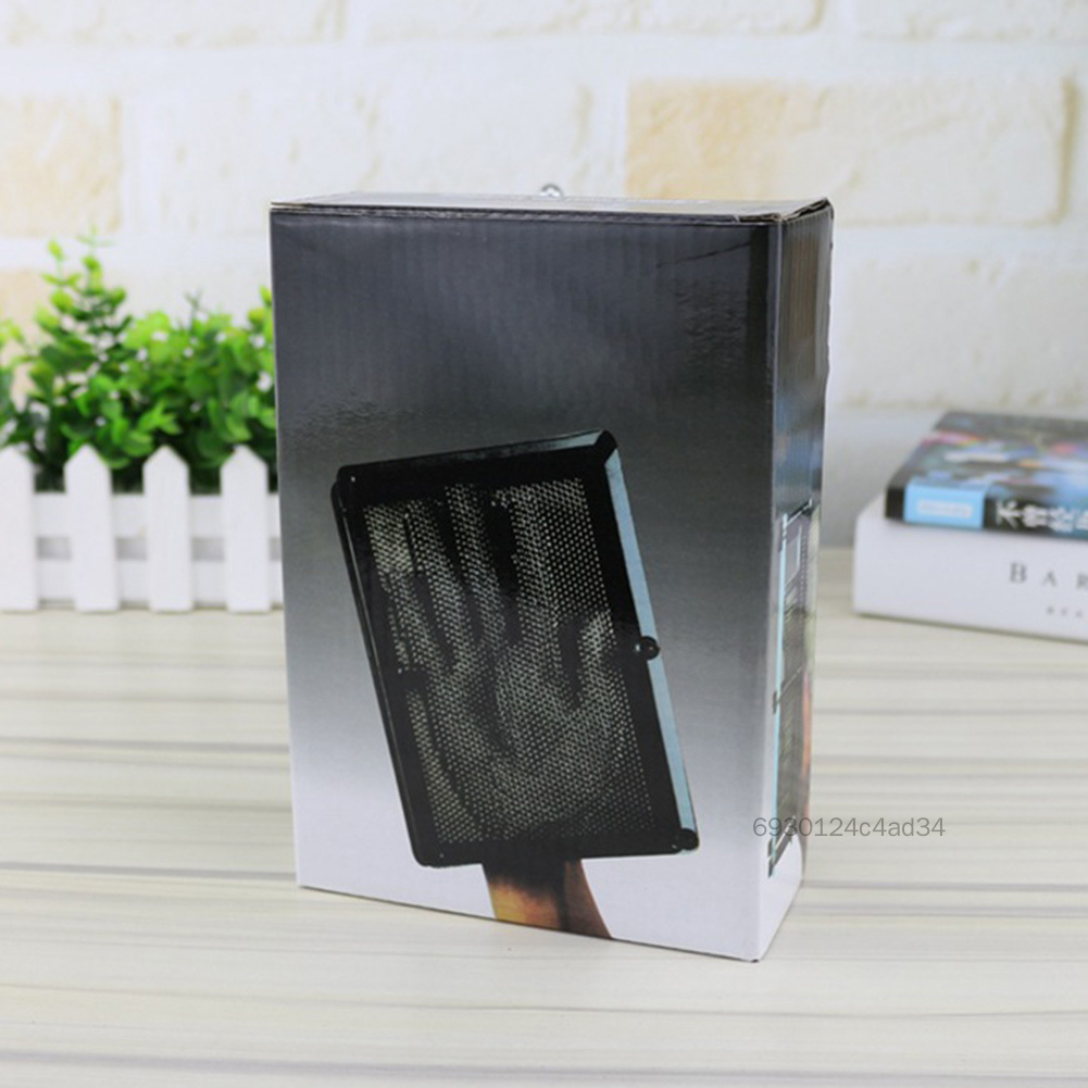 3D Metal Pin Art Board เกม Toy Classic Pin Impression Desk Toys Sculptures สำหรับเด็กผู้ใหญ่ LA3PF-MEG-TH ราคา 538 บาท*ส่งฟรี