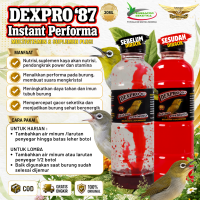 Dexpro 87 Vitamin Suplemen Penggacor Burung pleci juara sogon juara dan colibry