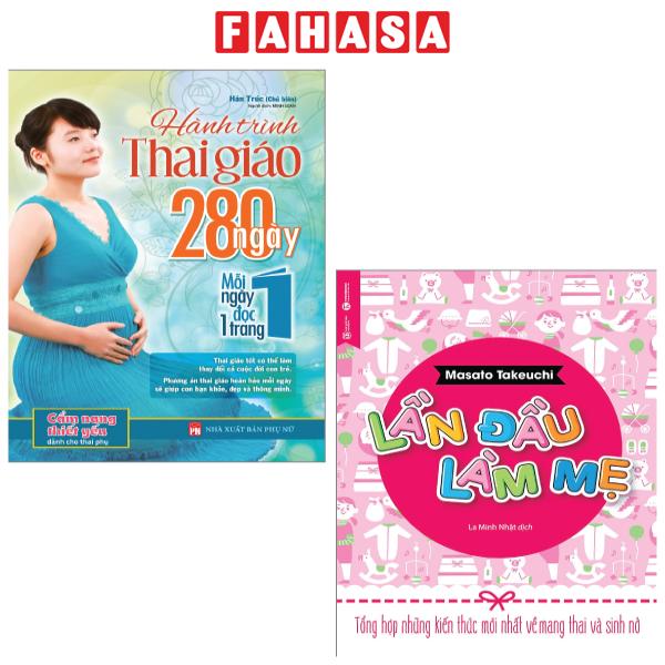 Fahasa - Combo Sách Hay Sách Hành Trình Thai Giáo 280 Ngày