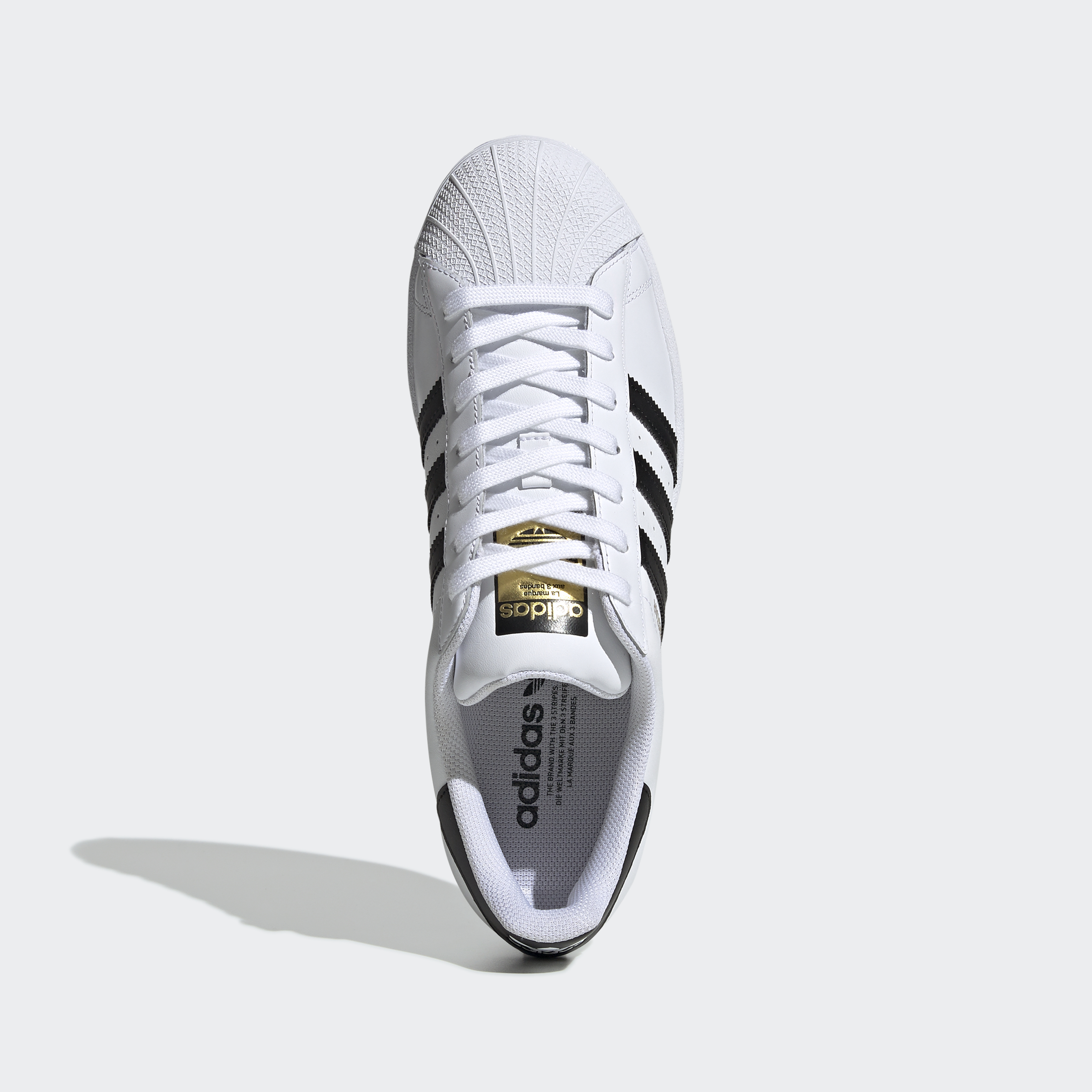 [15-17.4 VOUCHER LZD] adidas Phong cách sống Giày Superstar Unisex trắng EG4958
