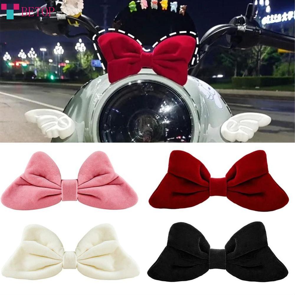 Teabelle   Dễ Thương Mũ bảo hiểm xe máy trang trí nơ Xe đạp điện Mũ Bảo Hiểm Phụ Kiện Nơ Bowknot Cho trang trí thân xe hơi Cô Gái Phụ Nữ