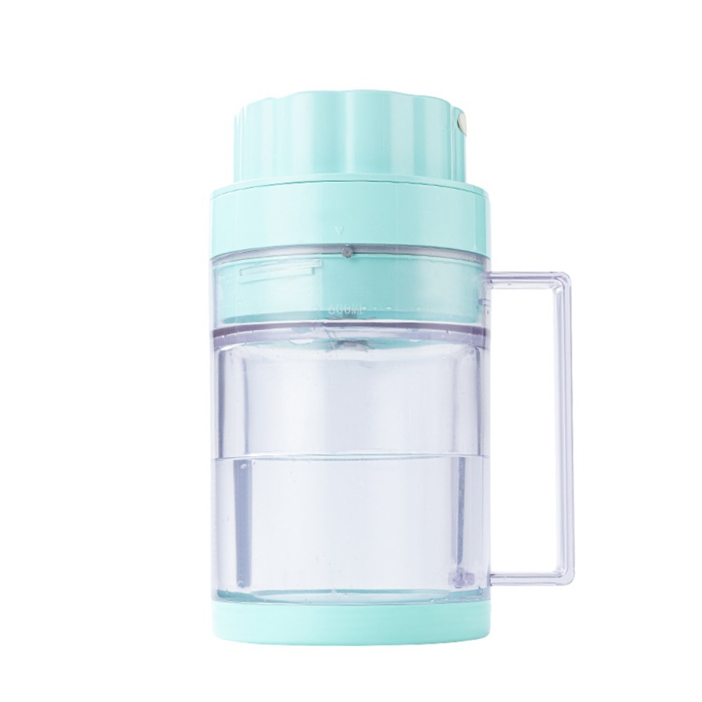 ALICE XU Lớp kép Cốc ép trái cây làm lạnh bằng đá Dung lượng lớn Có thể sạc lại bằng USB Cốc ép trái cây Di động có tay cầm Cốc đựng đồ uống lạnh Tủ lạnh - 2