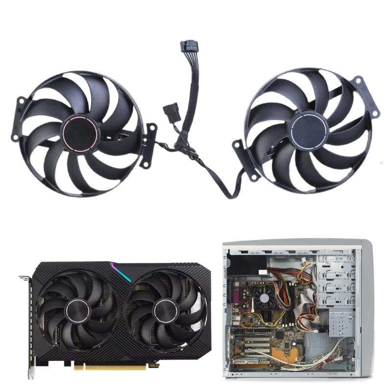 90mm 6pin đồ họa fan hâm mộ pla09215s12h cho rtx2060 2070 đảm bảo tối ưu hiệu quả làm mát và dễ dàng cài đặt GPU Fan