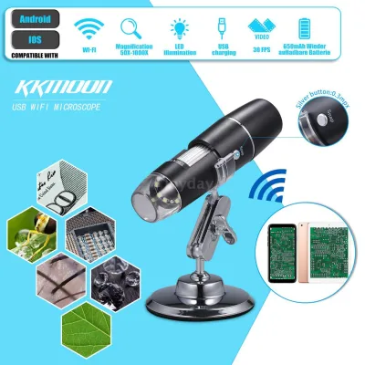 Joyday KKmoon Electron Digital Microscope Portable WiFi Wirelessly 1000x High D