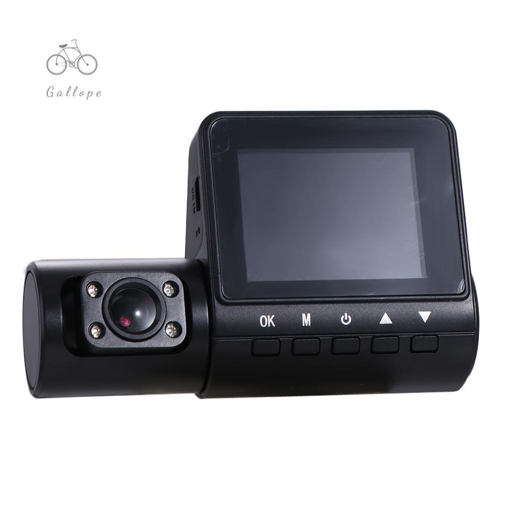 GALLOPE 3-len Camera hành trình mini 3 kênh cho xe hơi 2 inch HD 1080P Máy Quay Video Xe Hơi 3 Camer