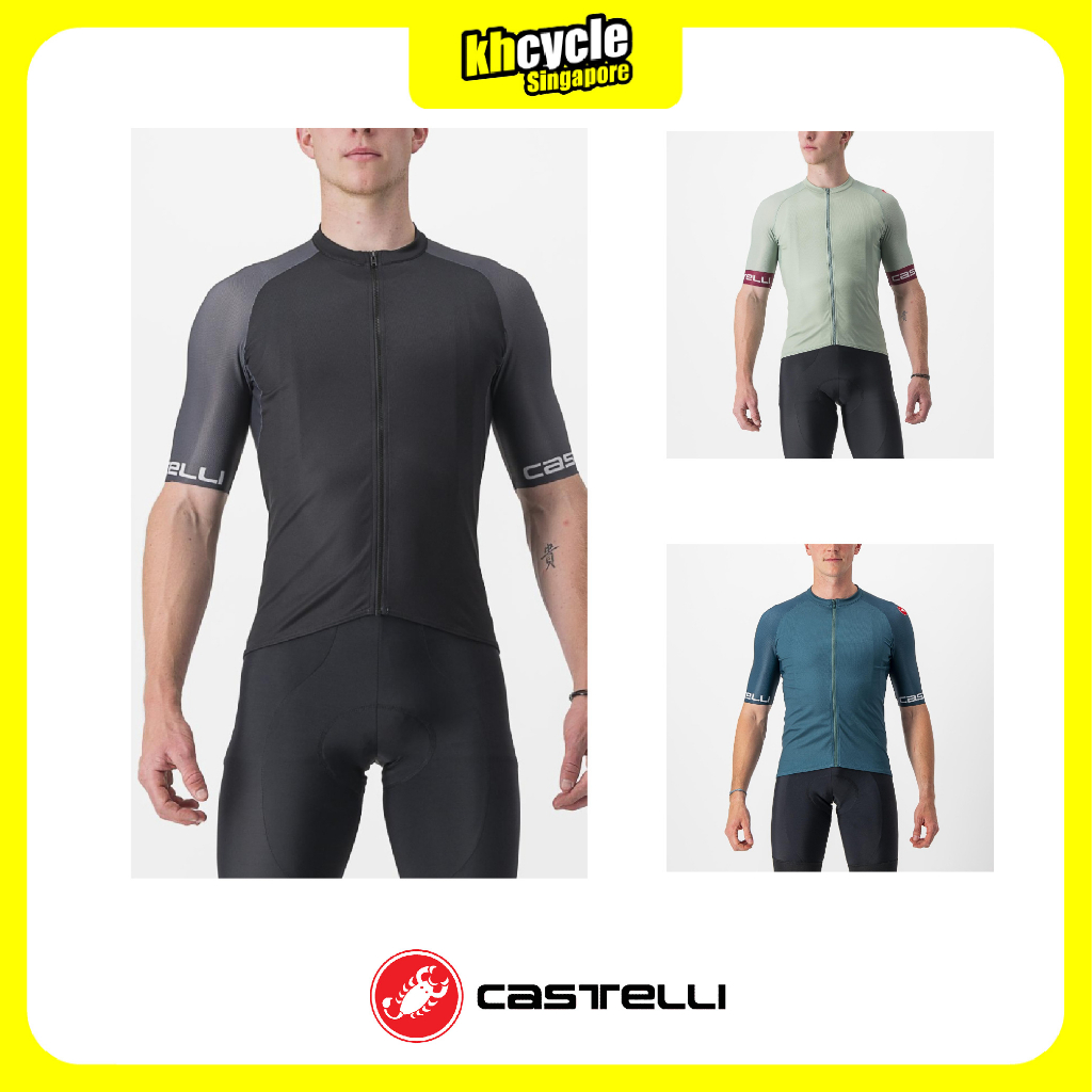 Castelli Endurance Elite Full Zip Short Sleeve Men'S Cycling