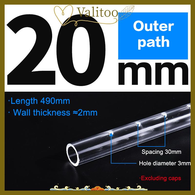 [Valitoo] Bể cá lọc mưa phun Bar dòng chảy ra ống trong suốt Acrylic mưa vòi hoa sen Outlet Ống kit bể cá Bộ lọc bên ngoài accessries - 7