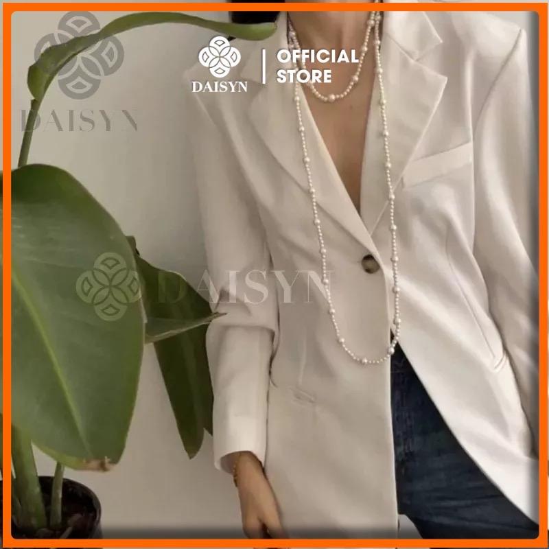 [ DAISYN ] N437 dây chuyền mang áo dài , vòng cổ , dây chuyền hạt Ngọc hạt trai 6mm và 10mm dài cho nữ