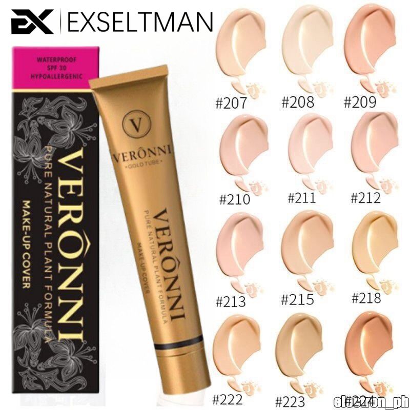 EXSELTMAN Dermacol ống vàng Hình Xăm Loại bỏ kem che khuyết điểm vết sẹo bao gồm kem nền dạng lỏng tự nhiên làm sáng Kem trang điểm BB 100% gốc