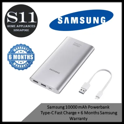 Samsung 10000 mAh Powerbank Type-C Fast Charge + 6 Months Samsung Warranty - BULKY