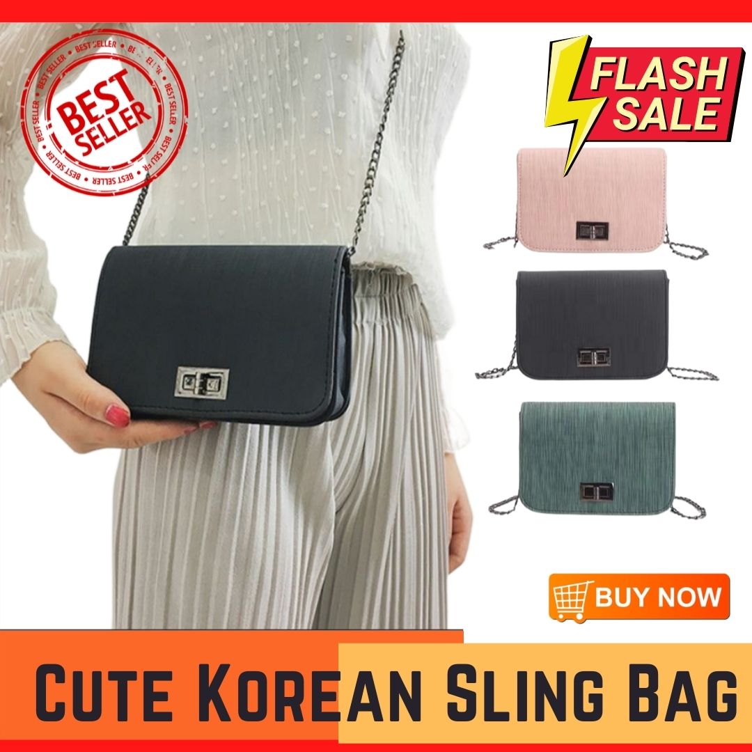 Shop Classic Flap Korean Sling Bag 