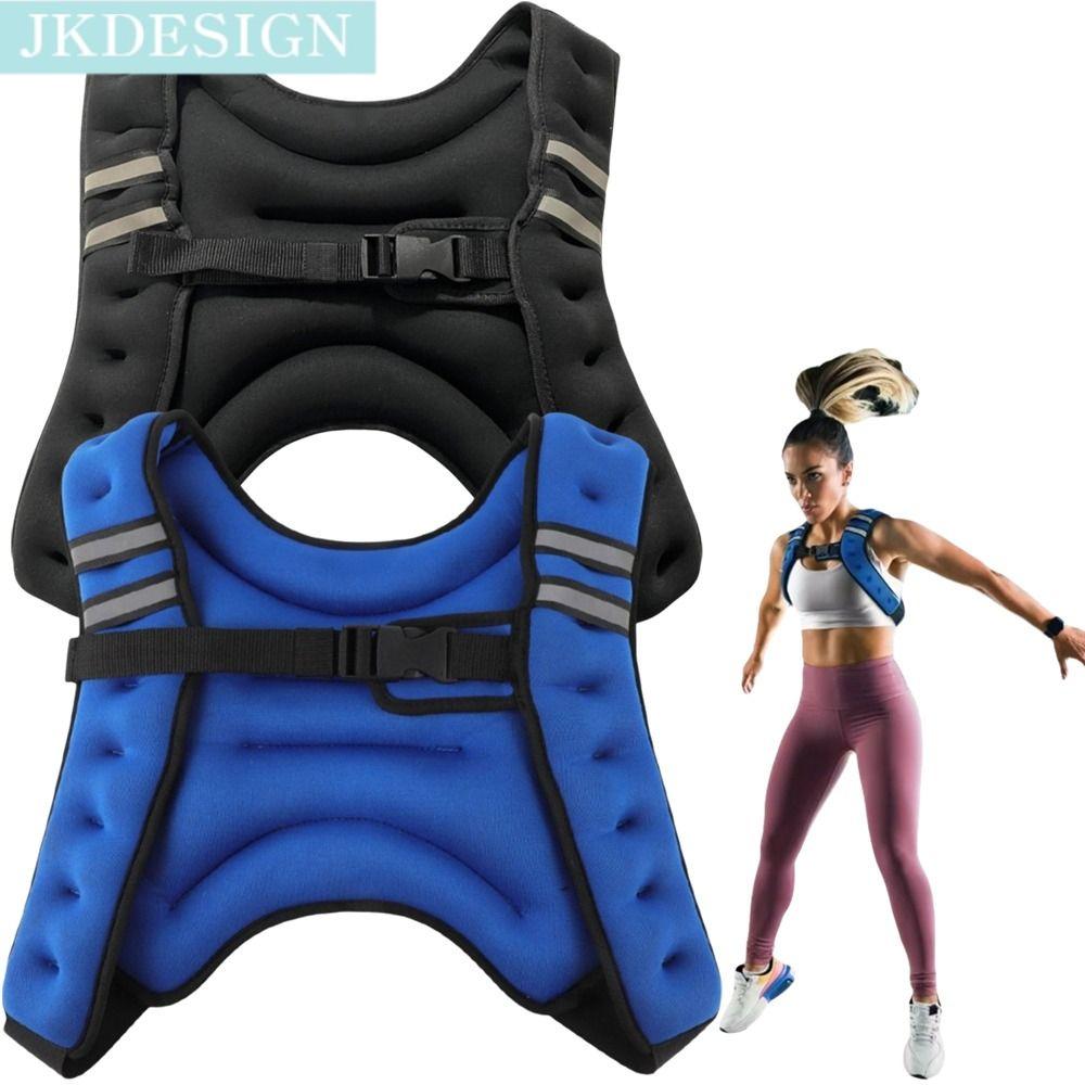 JKDESIGN ปรับได้ เสื้อกั๊กถ่วงน้ำหนัก ทรายเหล็กบรรจุ นีโอพรีน กระสอบทรายเหล็ก การวิ่งจ๊อกกิ้ง หลายขนาด เสื้อกั๊กถ่วงน้ำหนักแบบถุงทราย การวิ่ง ราคา 2,248 บาท*ส่งฟรี